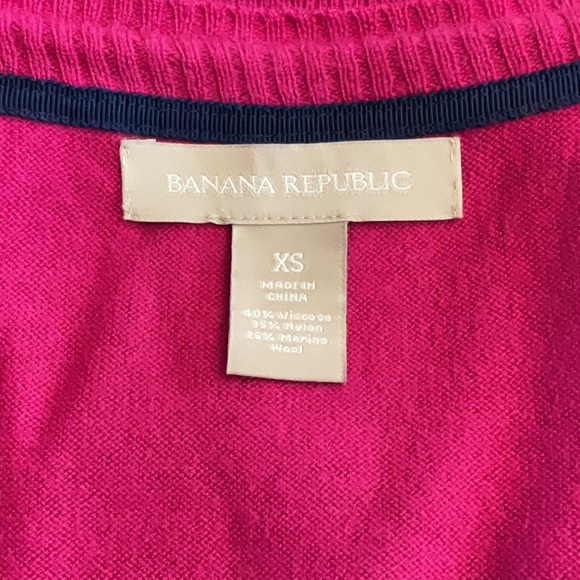 Banana Republic Fuchsia Cardigan Sweater - Picture 3 of 5